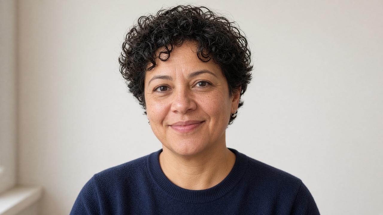 Illustrative portrait of Maya Bennett